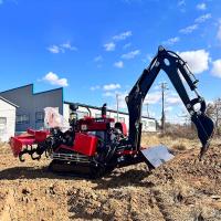Easy Operate Small Agricultural Crawler Tractors 35HP 2700*780*1060mm