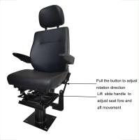 360 Rotación Sencillamente Tipo de asiento estático Portal asiento de grúa con ajuste de altura