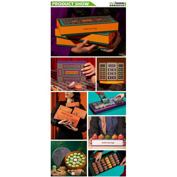 Food Grade Cardboard Single Pastry Cake Box Handpaper Cups Takeaway Packaging ODM