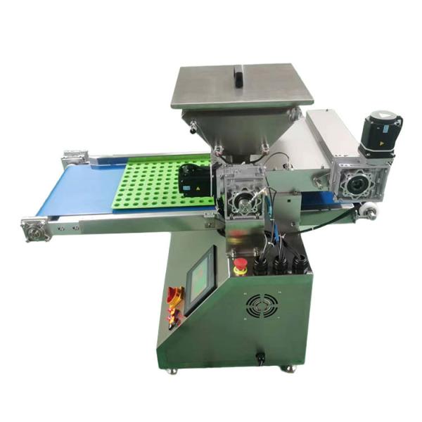 Table Top Small Center Servo Motor Filled Chocolate Depositor Machine Jelly Lollipop Sweet Soft Candy Make