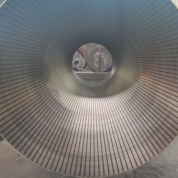 304 Stainless Steel Wedge Wire Screen For Filtration Wedge Wire Filter Screen Pickling