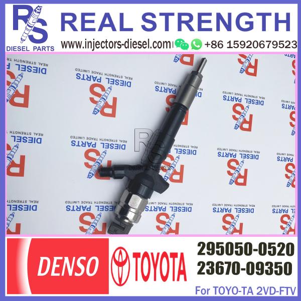 Injetor de combustível comum diesel 23670-0L090 do trilho 295050-0180 295050-0520 para Toyota Hilux 2KD-FTV