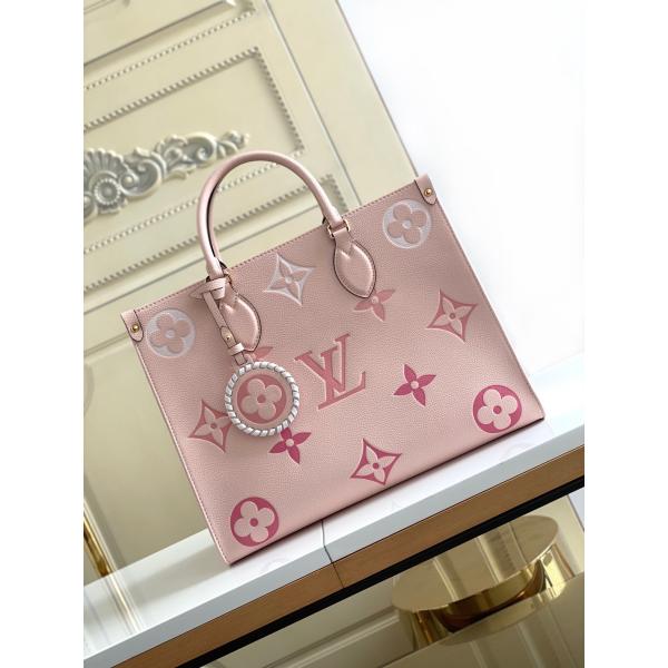 2WAY LV Branded Shoulder Bag Monogram OnTheGo MM Louis Vuitton