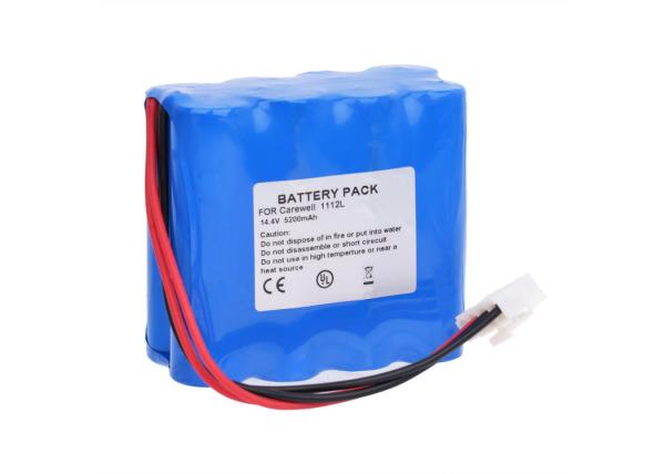 5200mAh 14.4V Li-Ion ECG Battery Compatible With Carewell ECG-1112 ECG-1112L