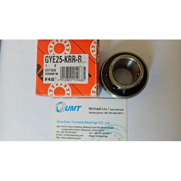 GYE25-KRR-B  Deep Groove Ball Bearing , 52mm FAG Ball Bearing for  Concrete Mixer