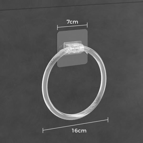 съемный вися стикер хлорида поливинила держателя кольца полотенца Bathroom 4kg
