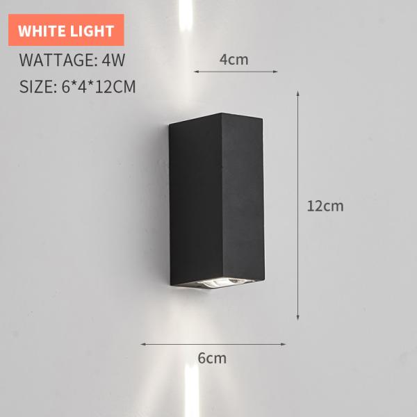 a parede impermeável exterior do diodo emissor de luz de 4W 14w ilumina 4x12x6mm 8x5.5x16.5mm