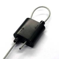 Prendedor flexível do cabo de laço com o aperto de cabo ajustável do gancho para suportes do sinal