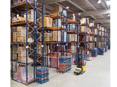 RAL5017 Color de almacén pallet rack personalizable 4000kgs ~ 30000kgs / Bay