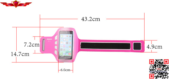High Quality Brand New Breathable Outdoor Sports Armband Pouch Case For Iphone Multi Color