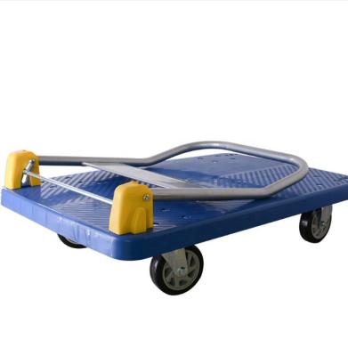 200kgs Loading Capacity Large Platform Heavy Duty Hand Truck Cart Folding With Brake and Swivel Wheels