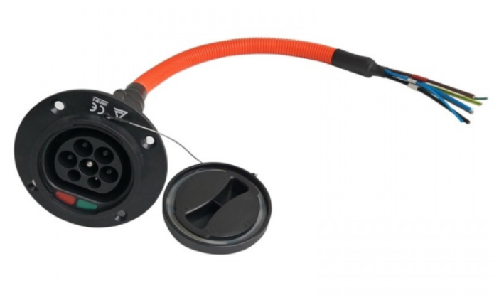 IEC 62196-2 гнезда EV поручая гнездо входа 32 Amp с кабелем 0.5M
