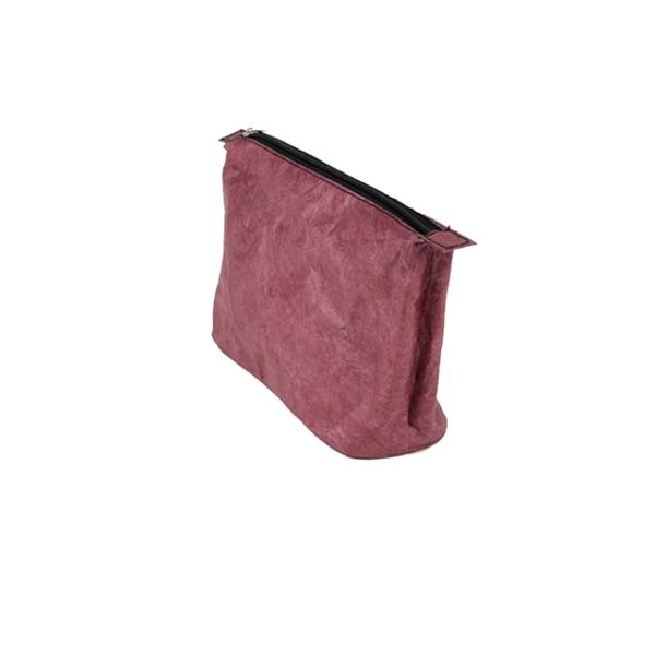 Portable Tyvek Cosmetic Bag With Zipper , Cosmetic Travel Bag Environmental Friendly