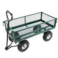 14.6 Lbs Garden Wagon Cart Steel Frame For Heavy Duty