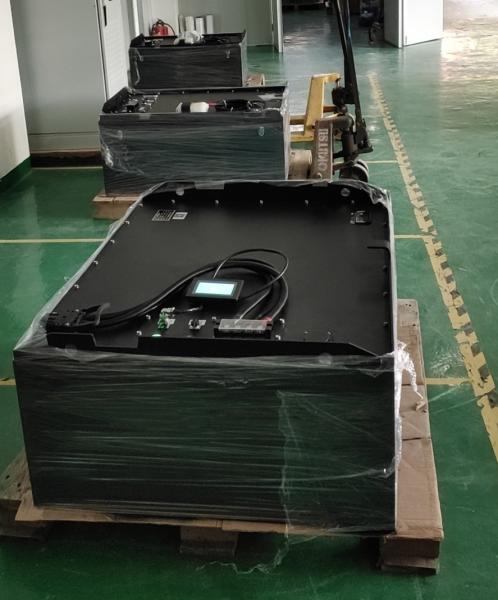 51.2V 72V 83.2V 206 Ah 300Ah 412Ah 618Ah LiFePO4 lithium battery pack for electric forklift build in BMS LED screen