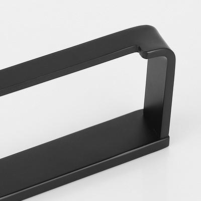 matte black stainless steel toilet paper roll holder for bathroom