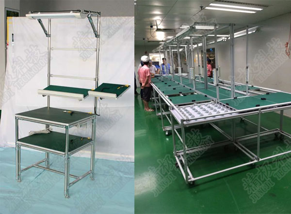 360 градусов Диекаст алюминиевые соединения трубопровода для верстака производственной линии и алюминия