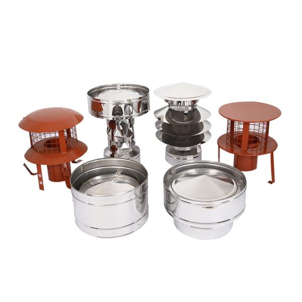 Tower Shaped Rain Proof Chimney Cap Stainless Steel Material Unique Appearance