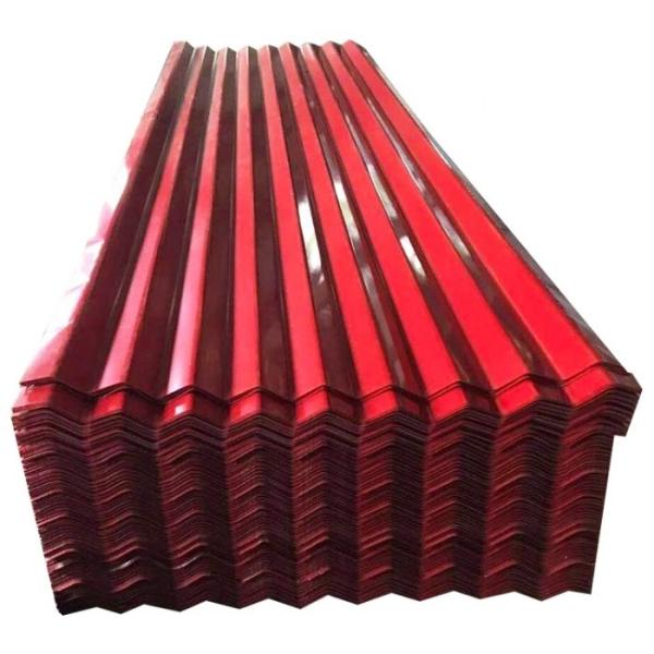 Prepainted SGS 5.8m Corrugated Steel Roofing Sheets