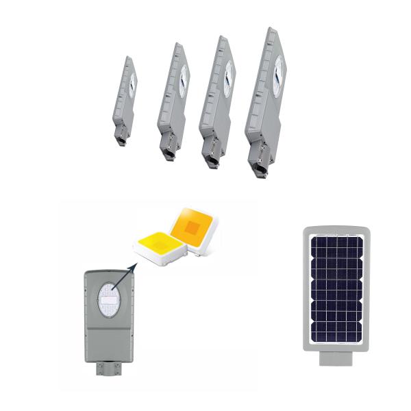 1300lm 100W CE PIR Solar Lights Road Monocrystalline Panels 48Wh