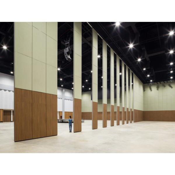 Fabric Soundproof Aluminum Track Channel Folding Movable Operable Partition Walls