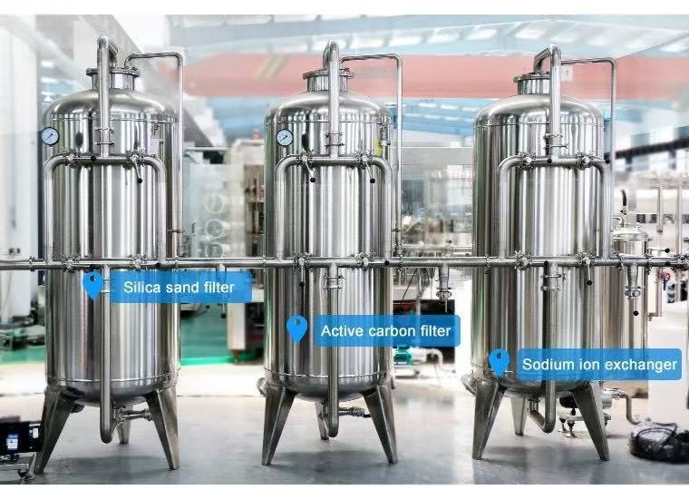 Skid Mounted Compact Ultra Pure Water Purifier 15-18.25MΩ·cm Resistivity EDI