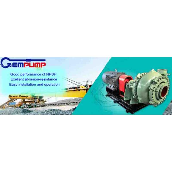 260KW Sand Dredge Horizontal Gravel Sand Pump For Metallurgy Mining Industry