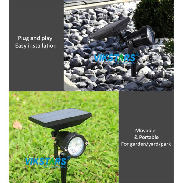 Сад Lanscape 650lm солнечный приведенный в действие освещает RGB 6000k 4000k