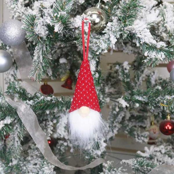 Handmade рождество хеллоуина орнаментирует гномов плюша для дерева Xmas