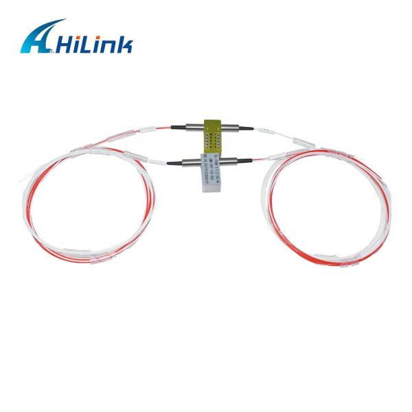 1X2 Mechanical Optical Switch Latching / Non-Latching Low Insertion Loss
