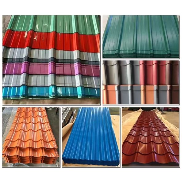 Color Coated Galvanized Steel Corrugated Metal Roofing Sheet with 0.3mm - 1.2mm Thickness for Roofing and Cladding
