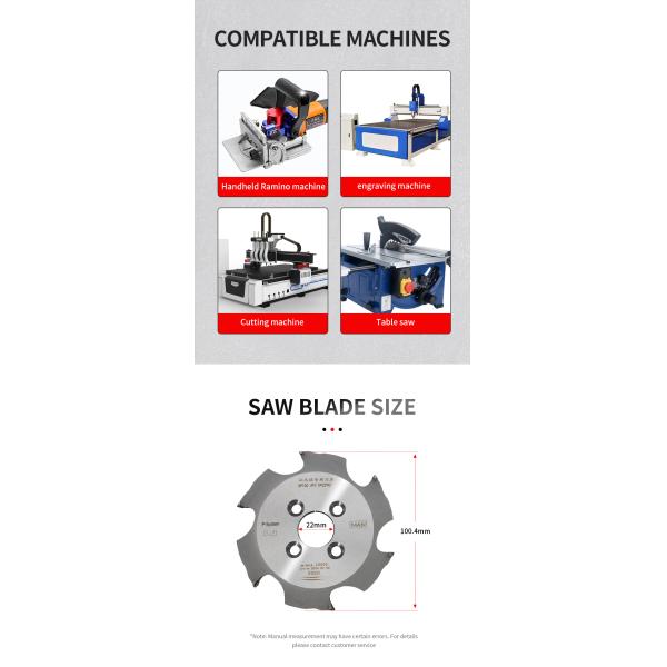 Fresa para fresado de muebles, corte de madera, fresadora, broca para carpintería, hoja de sierra para carpintería de 4 pulgadas y 7 pulgadas