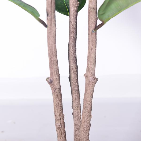 Tropical Faux Oak Tree Bonsai Plant Faux Rubber Tree Plant for Home & Garden Decorative Artificial Rubber Tree for Backyard Decor