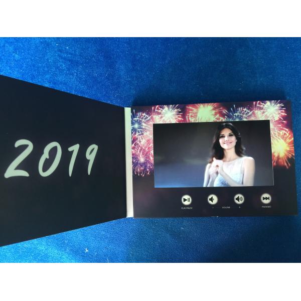 High Definition Interactive Video Brochure Promotional 2000mAh Easily Uploading