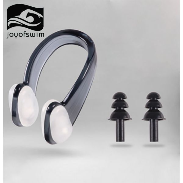 Eco Friendly Silicone Nose Clip and Ear Plugs for Waterproof Hearing Protection in Swimming