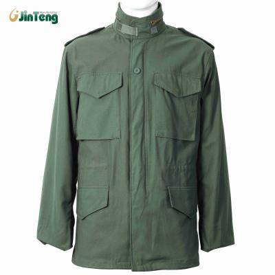 US Army Style M65 Outdoor Olive Tactical Field Jacket 100% poliéster Material Liner