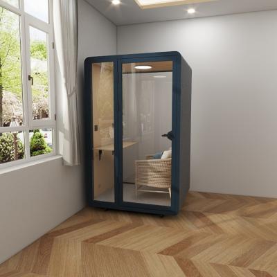 Modern 1 Person Meeting Pod Easy Assembly 1 Man Office Pod Soundproof