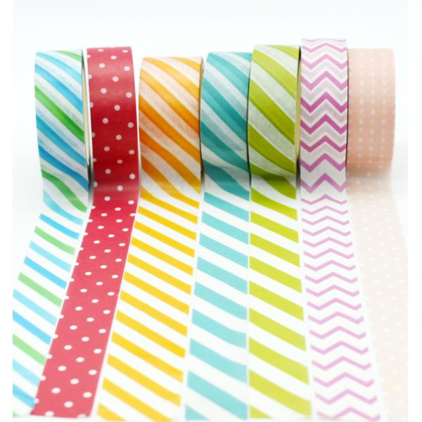 Single Sided 15mm Adhesive Washi Tape Stickers