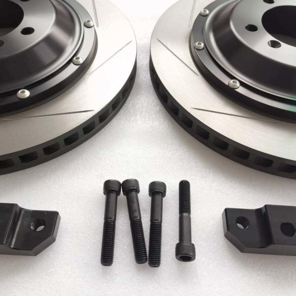 Round Cast Iron Brake Disc 380*32 Slot Center Bell Bracket For Porsche 997