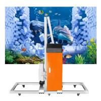 machine directe de peinture de mur d'imprimante verticale automatique du mur 3d