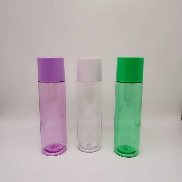 150ml flat shoulder plastic bottle with cap/spray pump