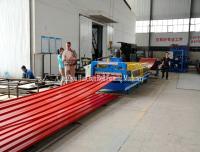 El metal sinusoidal acanaló la hoja que hacía la máquina 380V modificada para requisitos particulares