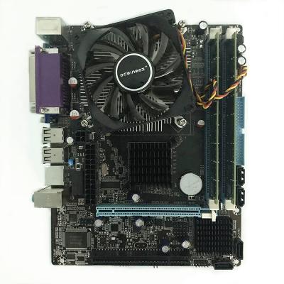 PCWINMAX G41 LGA775 placa-mãe com 4GB 2666MHz DDR3 RAM E5 CPU Micro ATX Kit de placa-mãe RAM CPU FAN Combo