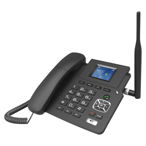 Dual Band WiFi 4G SIM Desktop IP Phone with Voicemail Receiver Call Transfer Full Accessories for Apartment Home POE GSM Network