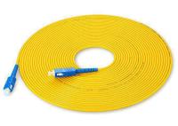 Corde de correction optique de fibre de connecteur de Sc/UPC, câble du simplex 3.0mm LSZH