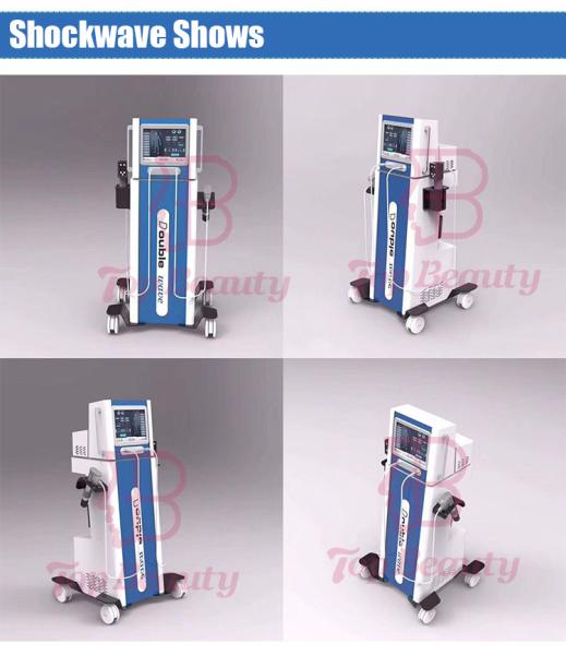 Dual Channel Shockwave Vertical Physical Therapy Pain Relief ED Treatment Shock Wave Equipment