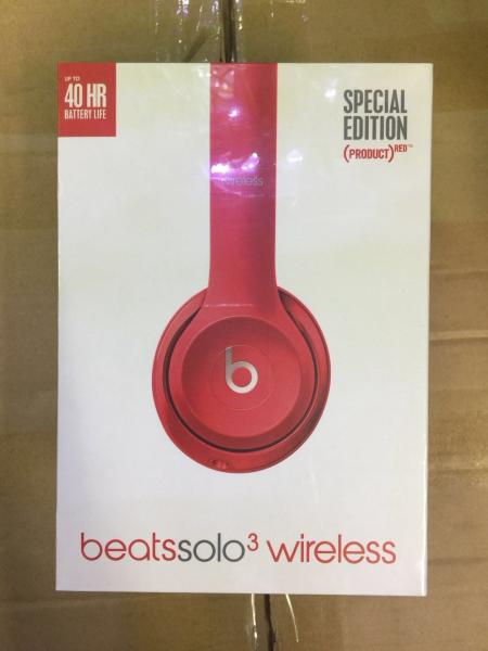 Beats By Dr Dre Wireless Headphones Beats Solo3 - Red Brand New and Sealed