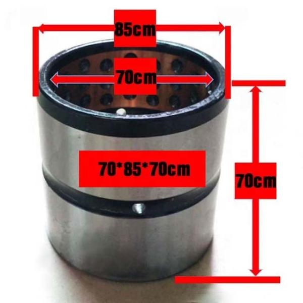 Max Linear Velocity 0.1 m/s Excavator Parts Copper Metal Collar Bucekt Bushing