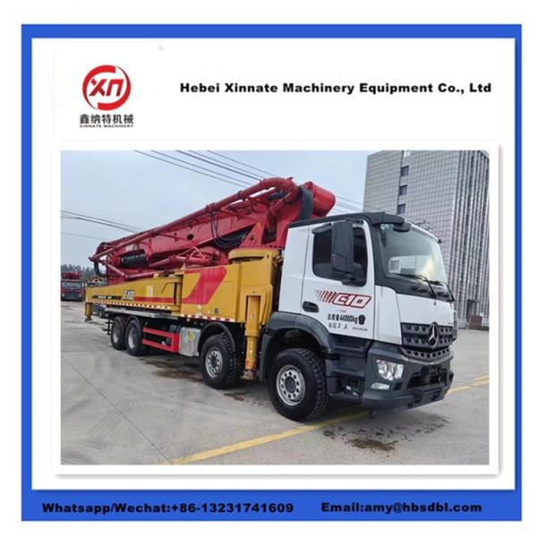 Sany 56m Used Concrete Pump Truck Secondhand Concrete Mobile Pump