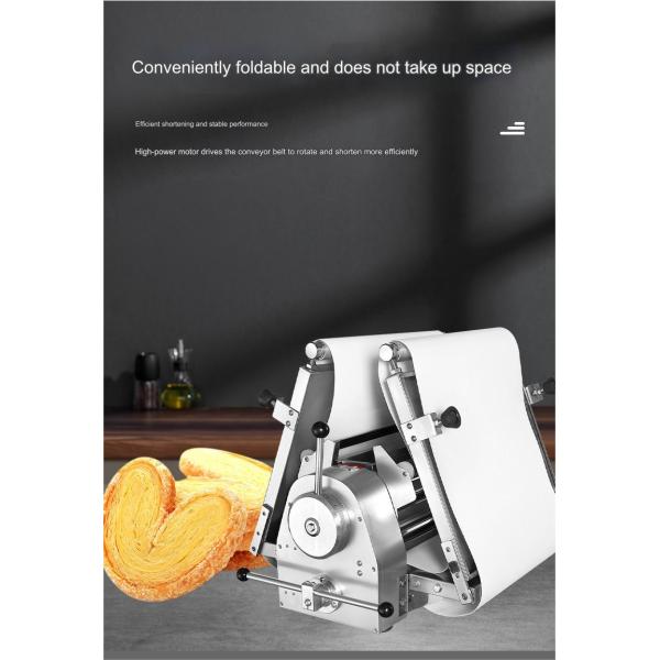 Food Beverage Stand Type Automatic Small Cookie Dough Roller Sheeter Machine Conveyor Belt and Roller Driven